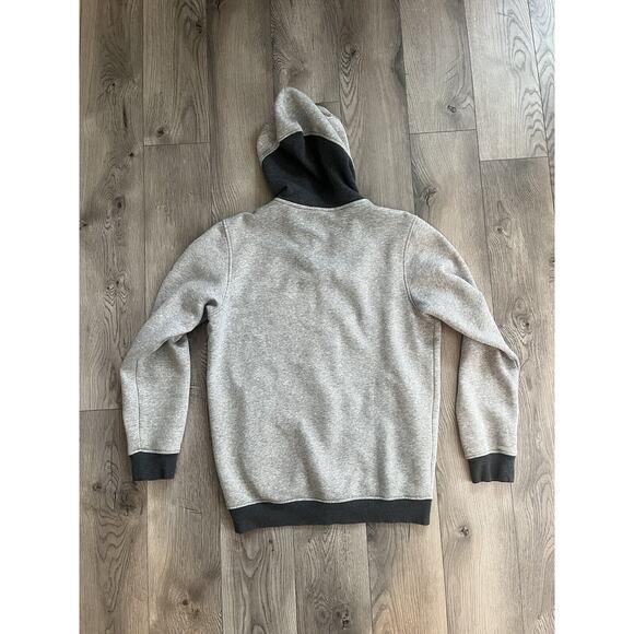 ADIDAS Men's (Size‎ Medium) Gray Full Zip Hoodie Hooded Sweatshirt Pockets Logo - Picture 2 of 4